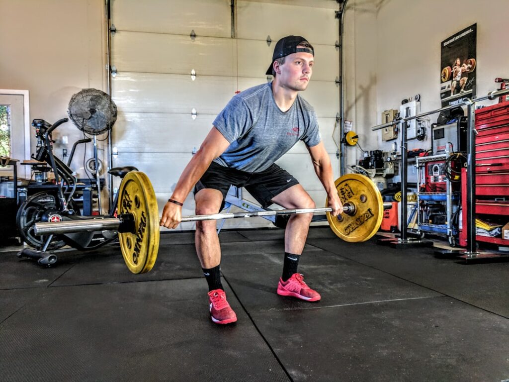 Photo Image: Leg exercise Nouns: Legs, fitness